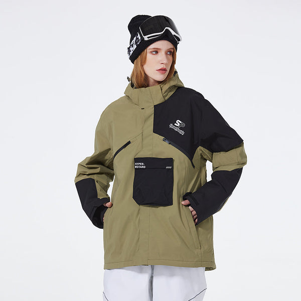 SpeedPanda Unisex Alpine SnowTech Mountain Explorer Schneejacke für Damen und Herren