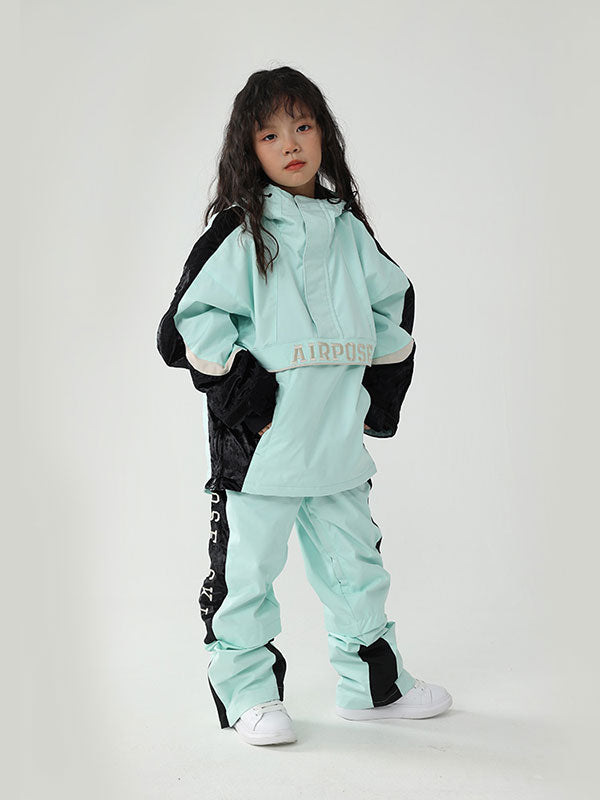 Air Pose Anorak-Schneejacke und -hose für Kinder mit Blumenmuster