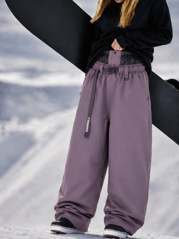 Hyper Beast Damen-Snowboardhose, strapazierfähig, vielseitig, Freestyle, Baggy-Design