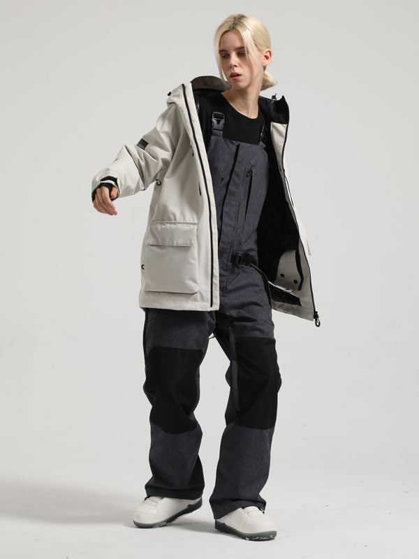 Gsou Snow Winter Ranger Cargo-Schneejacke & Latzhose für Damen (Set)