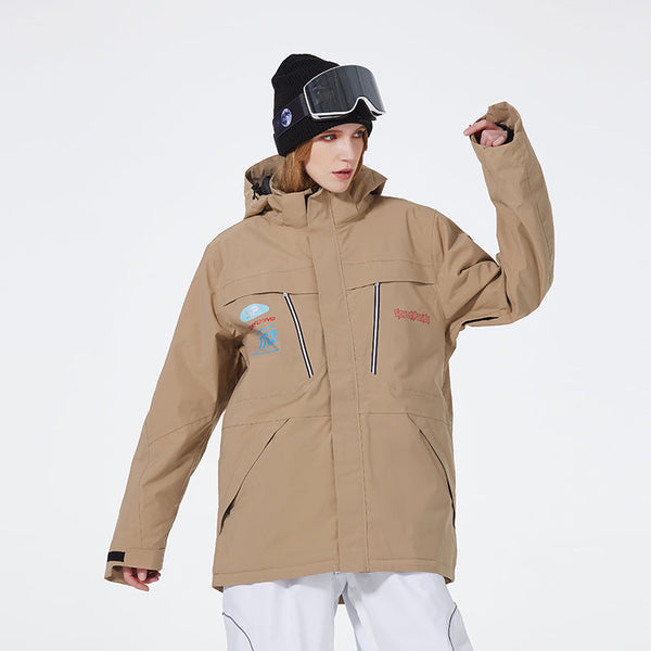 SpeedPanda Mountain Unisex Alpine Avalanche Flare Expedition Schneejacke für Damen und Herren