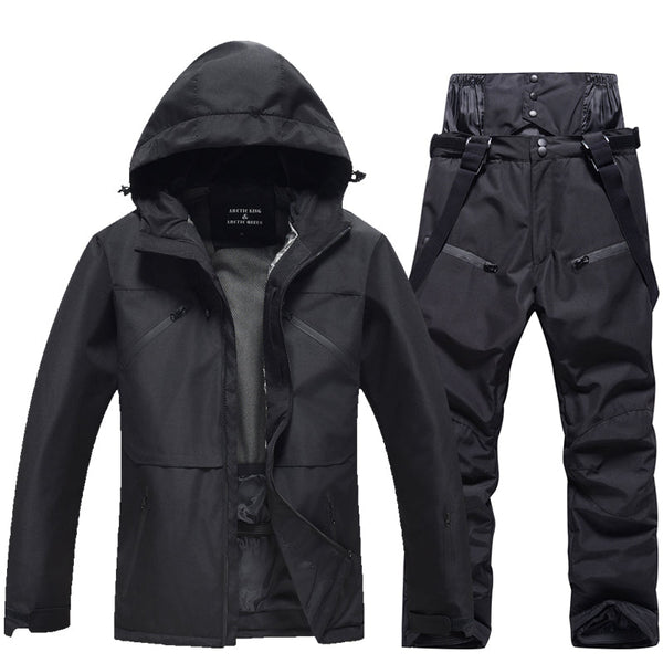 Herren-Skijacke und -hose mit Isolierung für Mountain Shredding