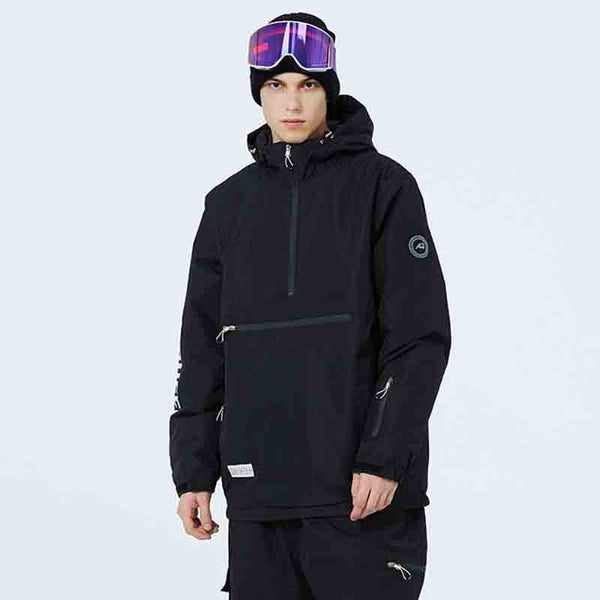 Herren Challenger Anorak-Schneejacke mit halbem Reißverschluss