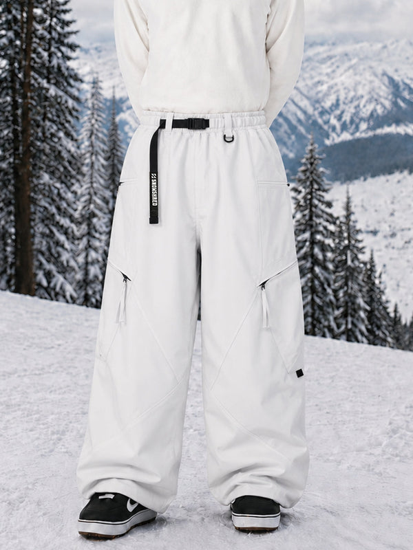 Pantalon de snowboard cargo oversize TerrainFlex Freestyle pour homme – Édition Crew