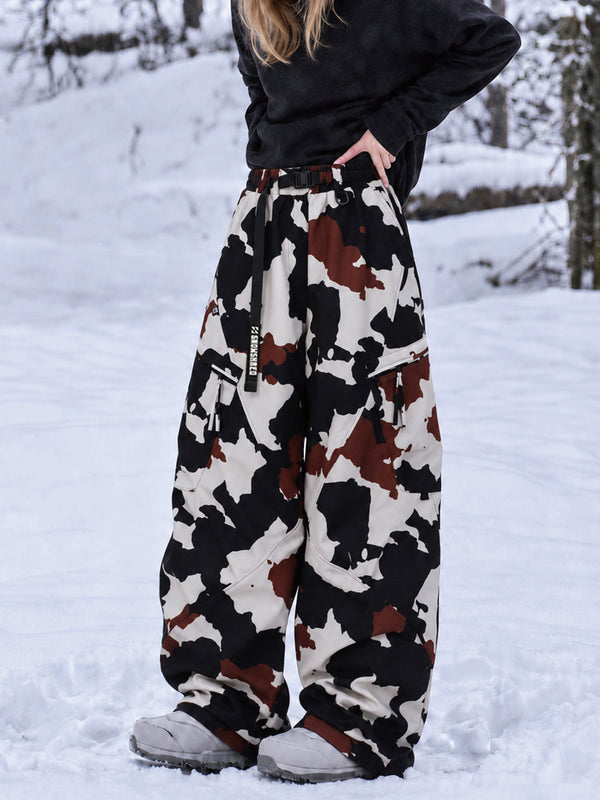 TerrainFlex Freestyle Oversized Cargo Snowboardhose für Damen – Crew Edition