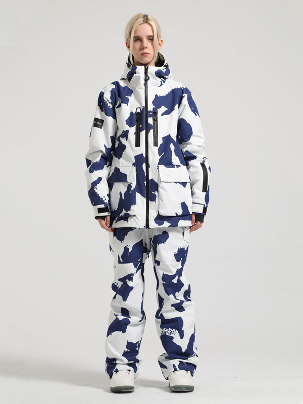 Gsou Snow Winter Ranger Cargo-Schneejacke & Latzhose für Damen (Set)