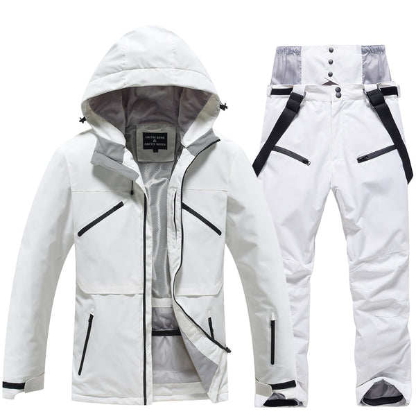 Herren-Skijacke und -hose mit Isolierung für Mountain Shredding