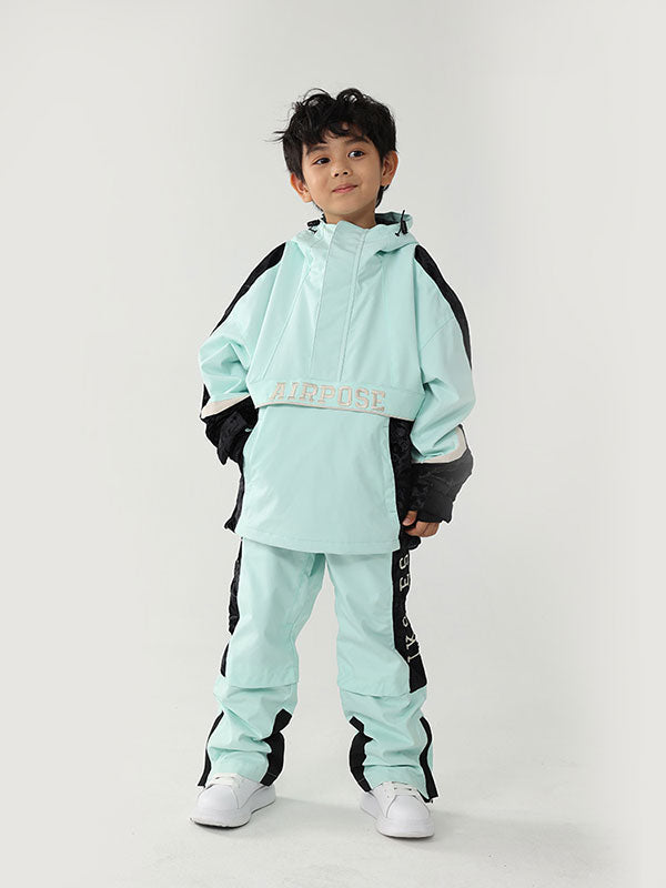 Air Pose Anorak-Schneejacke und -hose für Kinder mit Blumenmuster