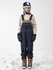 Damen Vector Dusk Denim Cargo-Schnee-Latzhose
