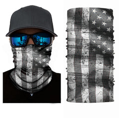 Unisex-Gesichtsmasken und Halswärmer mit amerikanischer Flagge im 3D-Druckverfahren
