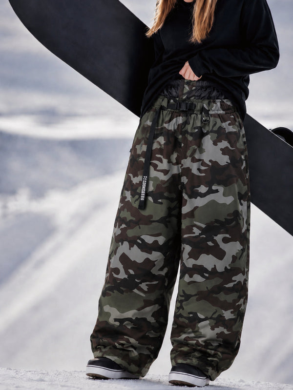 Hyper Beast Damen-Snowboardhose, strapazierfähig, vielseitig, Freestyle, Baggy-Design