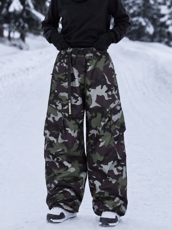 TerrainFlex Freestyle Oversized Cargo Snowboardhose für Damen – Crew Edition