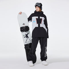 SpeedPanda Mountain Unisex Alpine Avalanche Flare Expedition Schneeanzug für Damen und Herren
