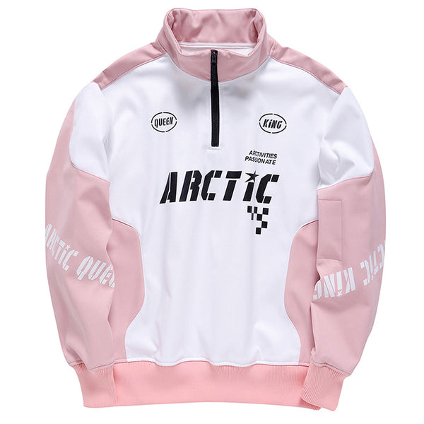 Arctic Queen Fleece-Pullover für Damen mit halbem Reißverschluss