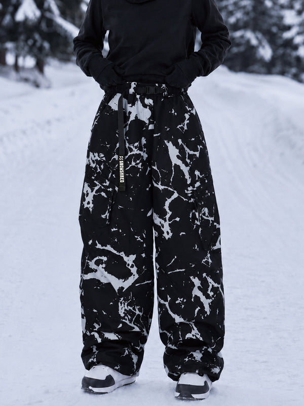 TerrainFlex Freestyle Oversized Cargo Snowboardhose für Damen – Crew Edition