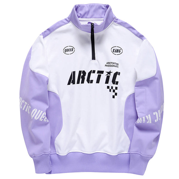 Arctic Queen Fleece-Pullover für Herren mit halbem Reißverschluss