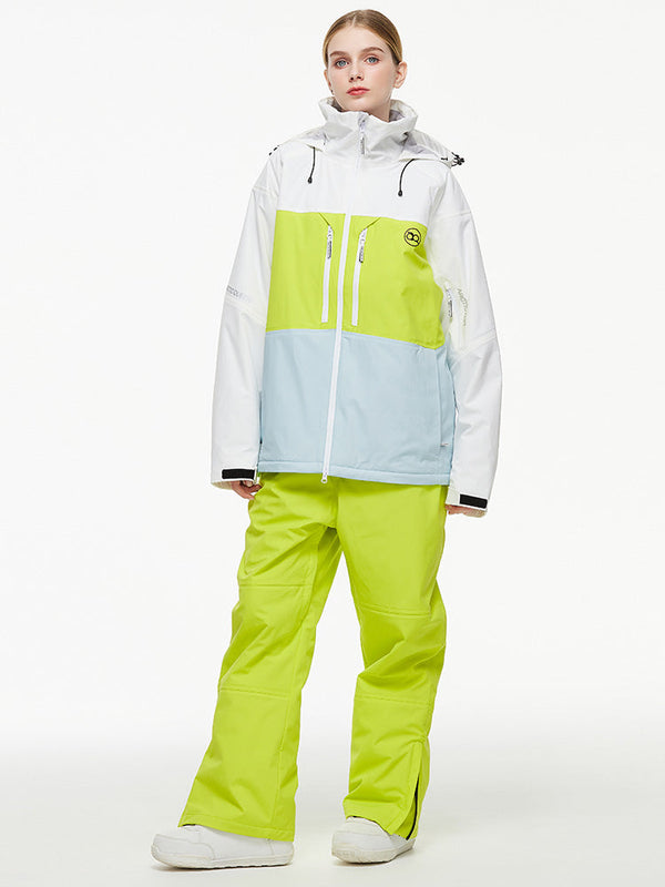 Arctic Queen Mountain Windbreaker Thermo-Schneeanzug für Damen mit Latzhose