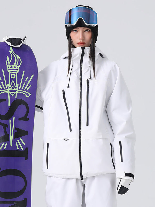 Women's Searipe Unisex Urban Ridge Mountain Freeride Baggy Snow Jacket