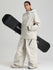 Gsou Snow Damen-Skianzug, strapazierfähig, Bergflauschig, Pullover-Anorak, Baggy-Schneeanzug