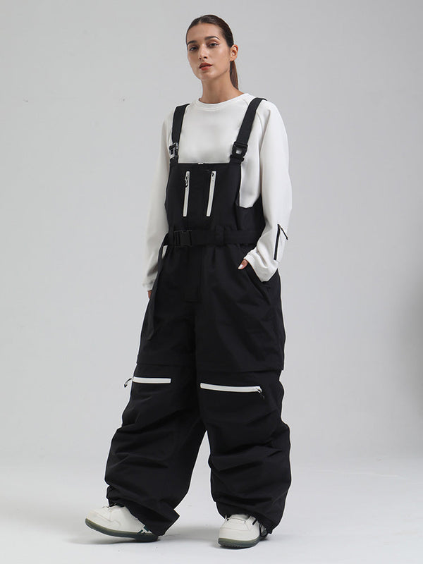Gsou Snow Mountain Chill Freestyle Baggy Snowboard-Bibs für Damen