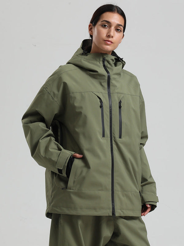 Women's Gsou Snow Durable Mountain Pro Insulated Wind Armor Snow Jacket