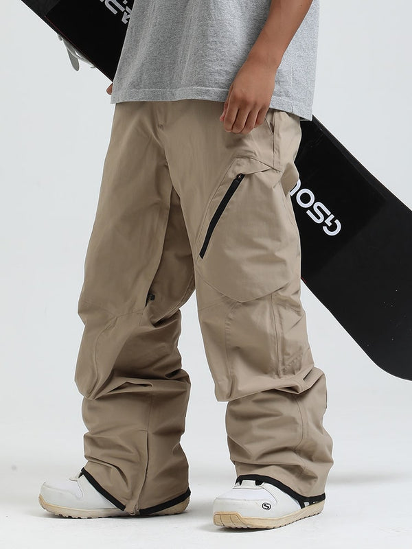 Gsou Snow All-Terrain Peak Performance Freestyle Cargo-Schneehose für Herren