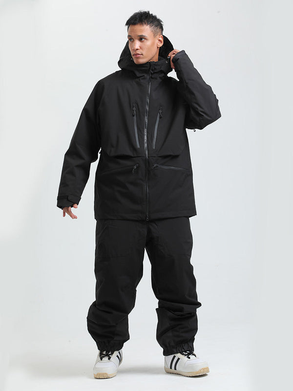 Gsou Herren-Schneeanzug, robust, Bergprofi, Allzweck, Cargo-Schneeanzug