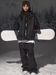 Damen-Skianzüge „Mountain Fancy Polka Dot Stars Freestyle“