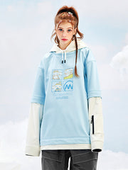 Damen-Snowboard-Hoodie von Nandn x Hello Kitty