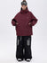 NightRide Chill reflektierender Damen-Schneeanzug – Set aus Bergjacke und Baggy-Cargohose