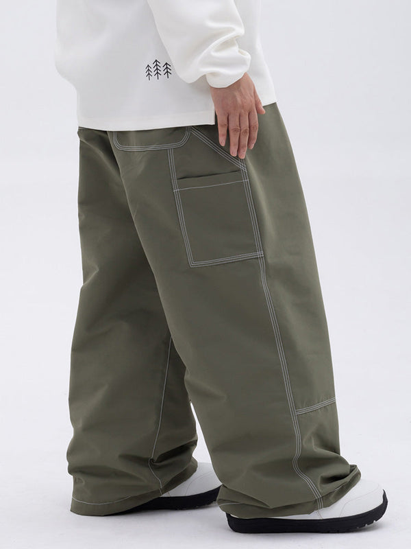 Women's Urban Street Style Freerider Baggy Snow Pants