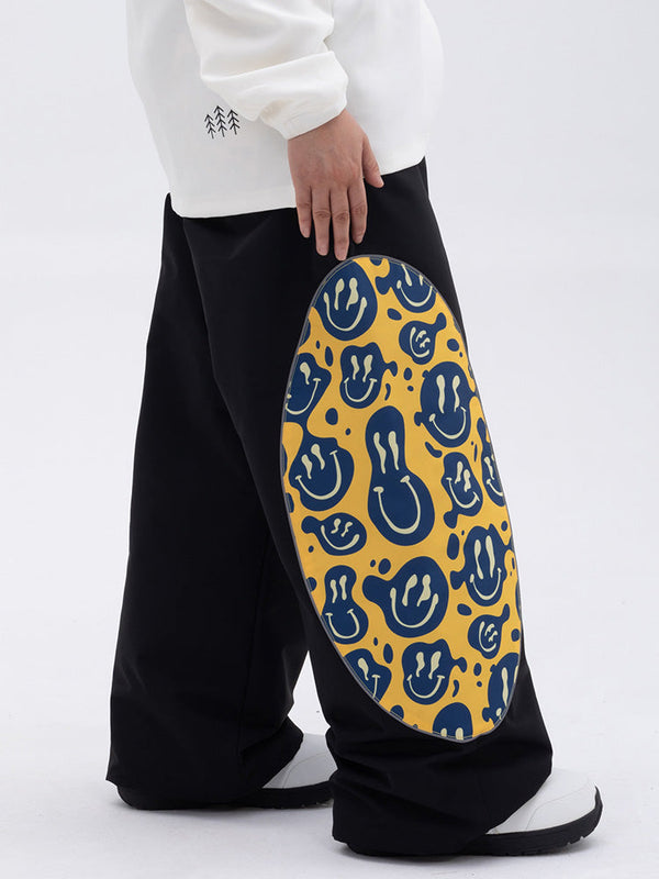 Damen Allwetter-Schneehose mit reflektierendem, stylischem Grafikmuster