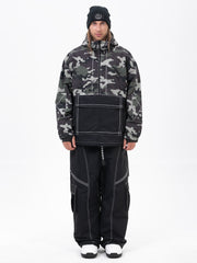 Mountain Vibe Pulloverjacke für Herren & Streetstorm Baggy-Schneehose Set
