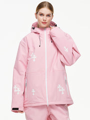 Arctic Queen Schneeflocken-Prinzessinnen-Fantasy-Schneejacke für Damen
