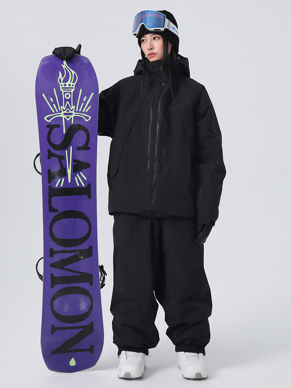 Women's Searipe Unisex Durable Mountain Rider All-Terrain Baggy Snow Suit
