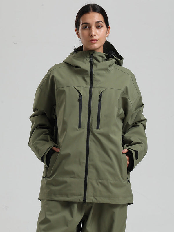 Gsou Snow Durable Mountain Pro Damen-Skijacke mit Isolierung und Windschutz