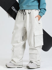 Gsou Snow Alpine Cruiser Fleece Oversize Baggy Snowboardhose für Damen