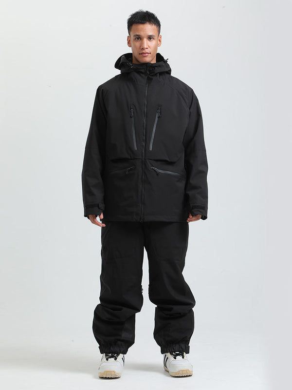 Gsou Herren-Schneeanzug, robust, Bergprofi, Allzweck, Cargo-Schneeanzug