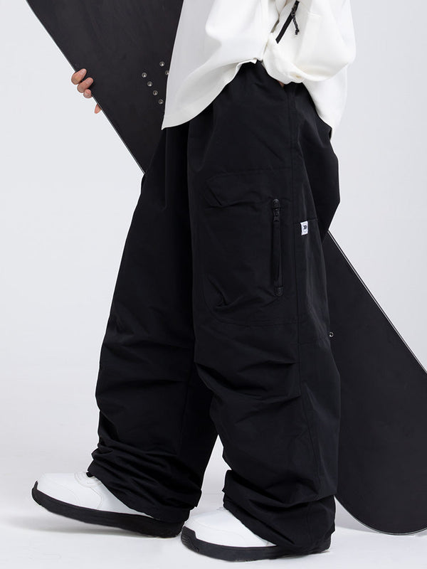 Damen-Skihose „Mountain Expedition“ mit weitem Sitz und seitlichen Cargotaschen