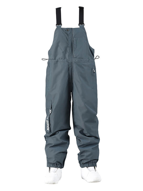 Damen-Winter-Snowboardhose mit Trägern