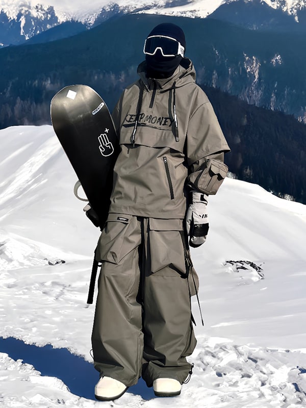 Damen-Schneeanzüge „Keep Money Mountain Chill Baggy“