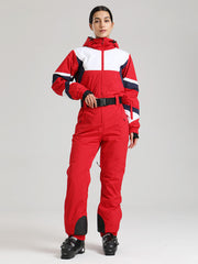 Gsou Snow ChillTrack Classic Retro Skianzug für Damen – Vintage-Skioutfits der 80er Jahre
