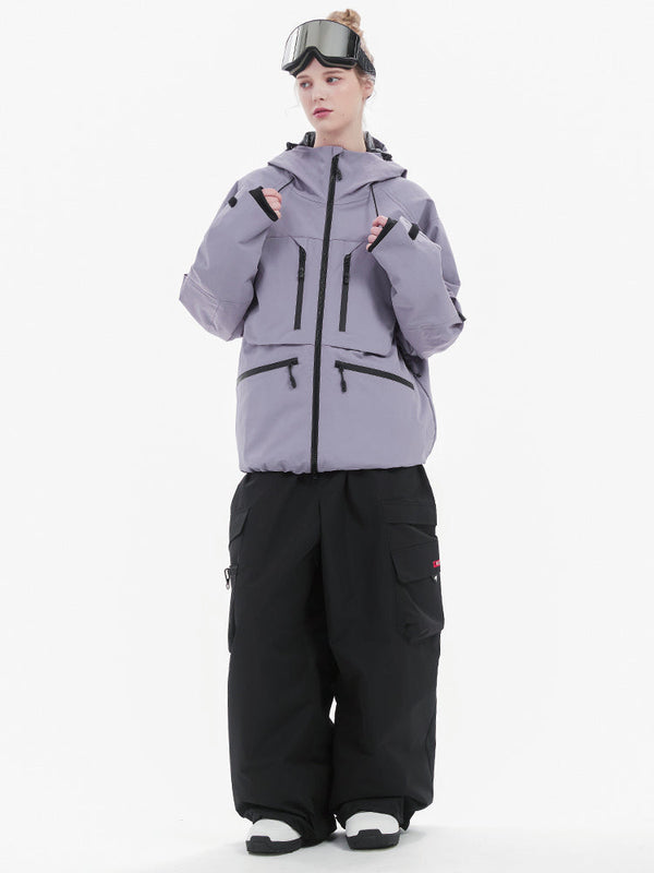 Strapazierfähiger Damen-Schneeanzug von Steeze HypeShred, Baggy Utility Cargo