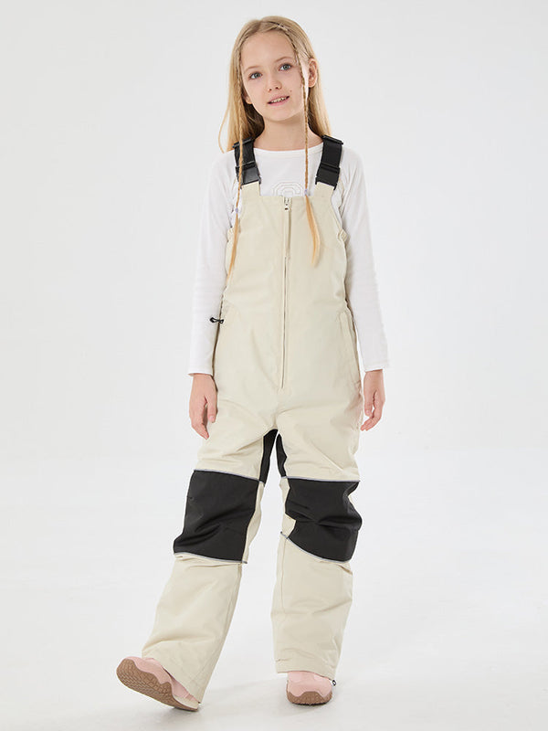 Mädchen Winter Trek Light Reflektierende Knieschützer Wasserdichte Isolierte Schneelatzhose