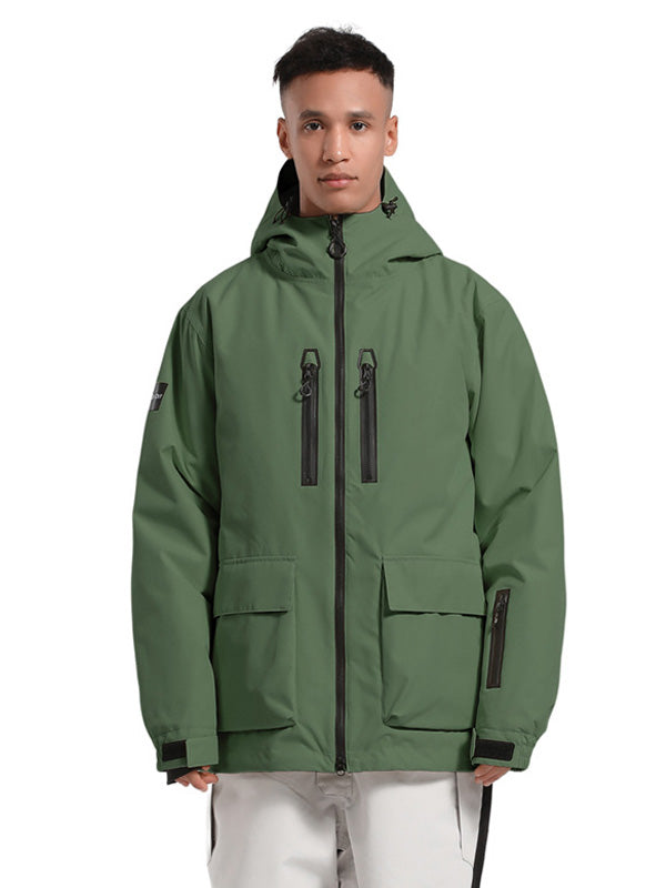Gsou Snow Winter Ranger Cargo Snowboardjacke für Herren
