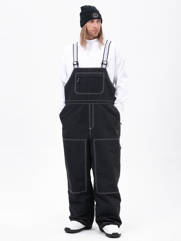 Herren City Chill Street Style Freerider Baggy Snow Bib Overalls