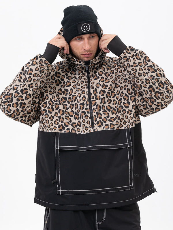 Mountain Vibe Streetstorm Pullover-Snowboardjacke für Herren – Ganzjahresjacke