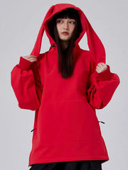 Dook Snow Iconic Rabbit Fleece-Hoodie für Damen