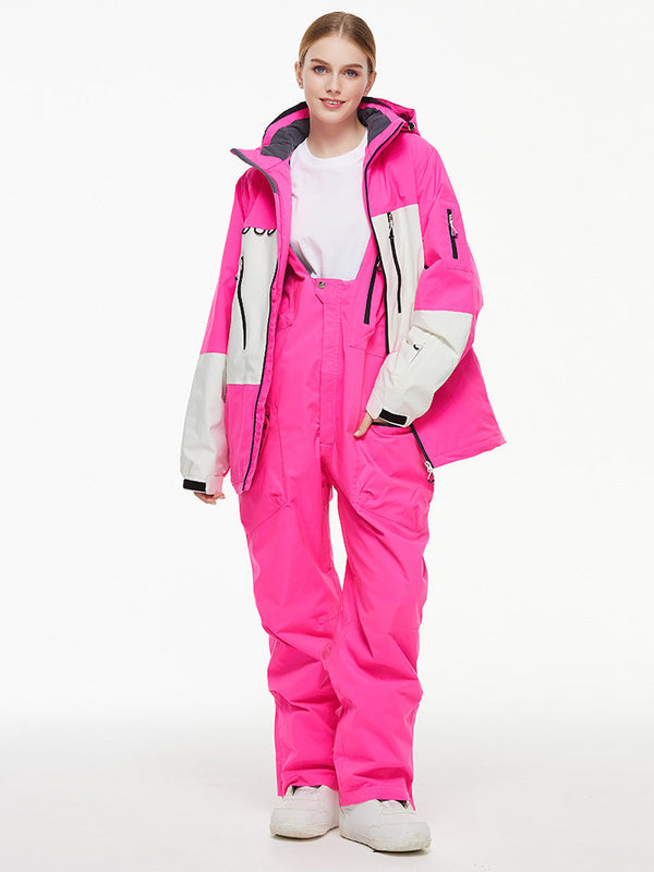 Herren-Thermo-Schneejacke und Latzhose für den Backcountry Mountain Explorer