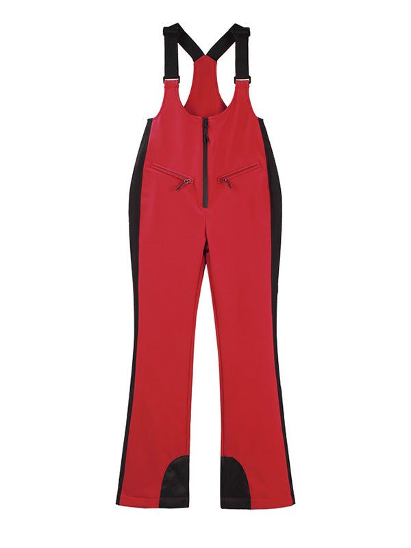 Gsou Snow Elegant Flare Ski-Latzhose für Damen